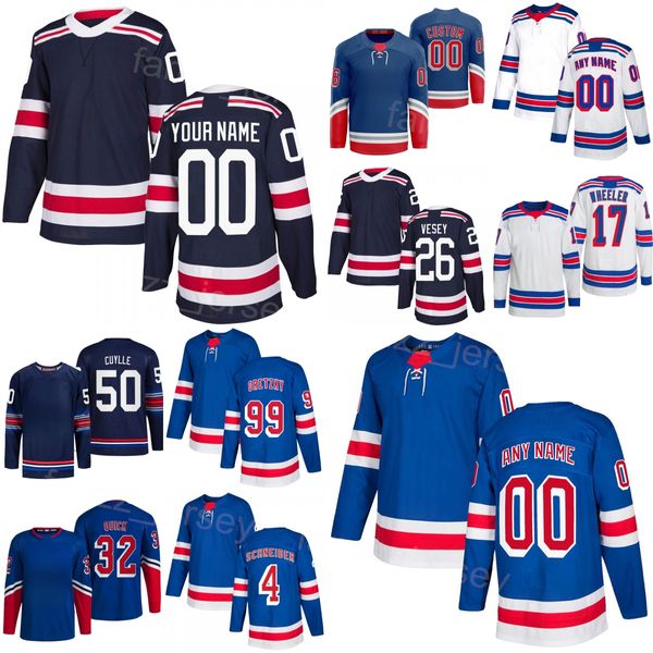 Team Hockey 17 Blake Wheeler Trikot Kinder Männer Frauen 4 Braden Schneider 50 Will Cuylle 99 Wayne Gretzky 56 Erik Gustafsson 32 Jonathan Quick 26 Jimmy Vesey 23 Adam Fox