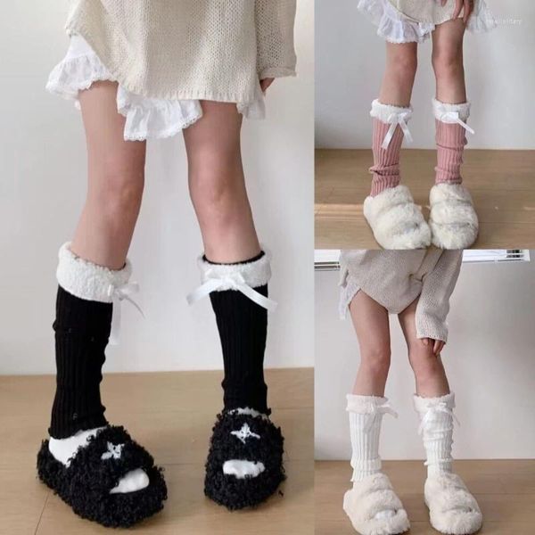 Calzini da donna Polsini lunghi per stivali da donna Imbottiture per leggings Ginocchiere Scaldamaniche Maniche