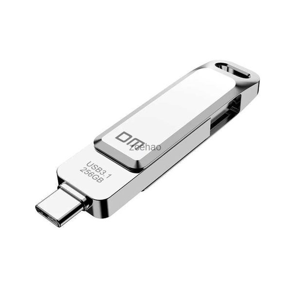 USB Flash Drives USB C Tipo C USB3.0 flash drive PD168 32GB 64G 128G 256G para Andriods Smartphone Memory MINI USB Stick