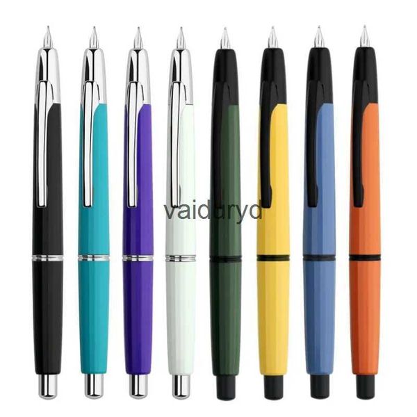 Füllfederhalter Geschenk MAJOHN A2 Press Resin Pen Retractable EF Nib With Clip Converter Ink Office School Writing Set Leichter als A1vaiduryd1