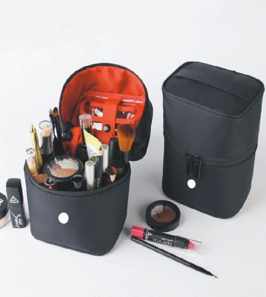 LL Borsa per il trucco multifunzionale Borsa per il lavaggio delle mani con cilindro da viaggio portatile Borse per cosmetici pieghevoli a cinque colori Donna5553691