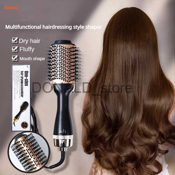 Secador de cabelo elétrico multifuncional secador de cabelo pente profissional portátil secador de cabelo iônico secador de ar quente ferramenta de estilo de sopro para mulheres j240117