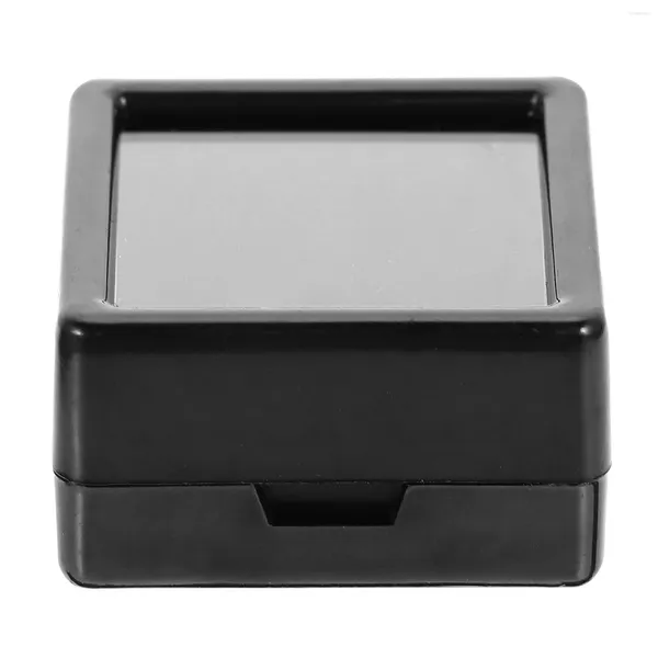 Schmuckbeutel 20 Stück Mini-Geschenkboxen Display Ring Aufbewahrungskoffer ABS-Behälter Verpackung Vorschlag Halter Organizer Acryl Reise