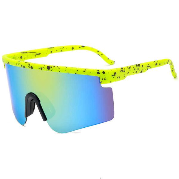 Yusha neue Outdoor-Sonnenbrille mit großem Rahmen für Herren und Damen, 9322, Sport-Reit-Sonnenbrille