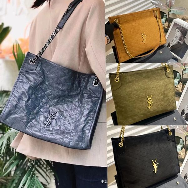 Niki sacola de compras 10A Messenger designer sacos mulheres moda bolsa de ombro bolsa de corrente de ouro bolsas de couro senhora Y tipo acolchoado treliça bolsa sacos envelope