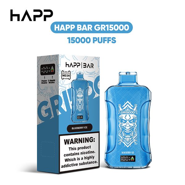 15000 Puffs Bars Одноразовые электронные сигареты Vape Pen Предварительно заполненные картриджи для капсул 650 мАч Перезаряжаемая батарея Puffs 15K Самая быстрая доставка в нас