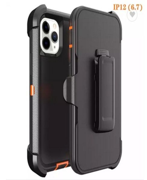 3 em 1 capas de telefone celular duras para iPhone x 11 12 13 14 Pro Max Caso Coldre Cinto Clip Stand Back Cover Cases6705469