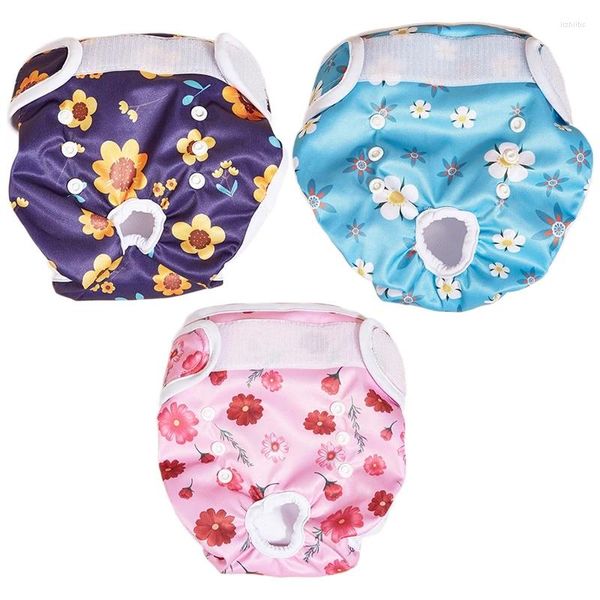 Abbigliamento per cani Pantaloncini per animali domestici Pantaloni fisiologici sanitari Slip lavabili Pannolini Mutandine mestruali femminili