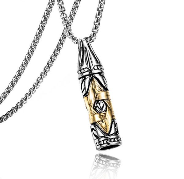 Ожерелья с подвесками из нержавеющей стали, Израиль, подарок на бат-мицву, Ханука, еврейская звезда Давида, ожерелье для мужчин, шестиконечная YG027079368