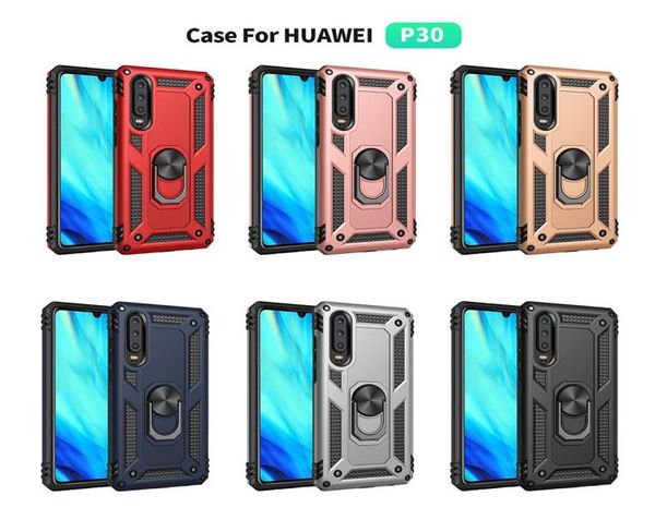 Für Huawei P30 S8 9 10 S10 S10E Plus Military Drop Fall Honor Ring Magnetische Abdeckung Für Telefon Case1820796