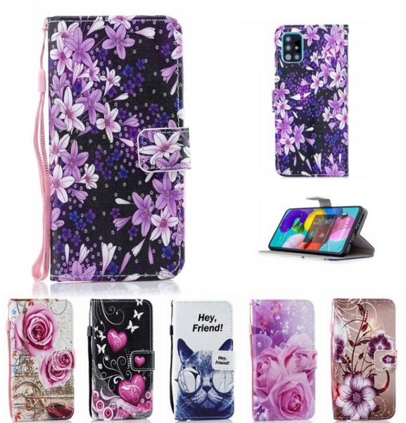 Custodia per telefono a portafoglio in pelle per Samsung Galaxy S10 S20 Plus S10E FE A 10 10S 30 30S 50 50S 70 70S A 32 52 12 Filp Stand Cover posteriore4543064