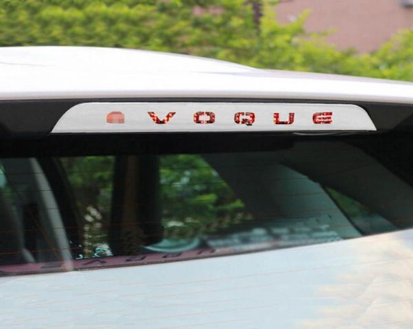 CHMSL высокие стоп-сигналы, лампа, декоративная наклейка, наклейка, накладка для Land Range Rover Evoque, хромированный стиль, внешний вид Ac8375355