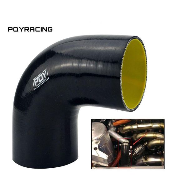 Braçadeiras de mangueira 3 76mm cotovelo de 90 graus tubo de mangueira turbo admissão azul amarelo / preto Pqy-Sh9030-Qy entrega direta automóveis motocicletas otnlc