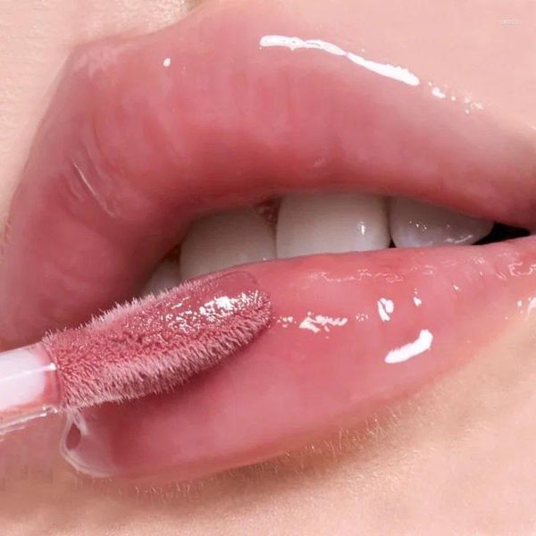 Lip Gloss Hidratante Pérola Maquiagem À Prova D 'Água Duradoura Espelho Líquido Batom Diamante Glitter Espumante Lábios Cosméticos