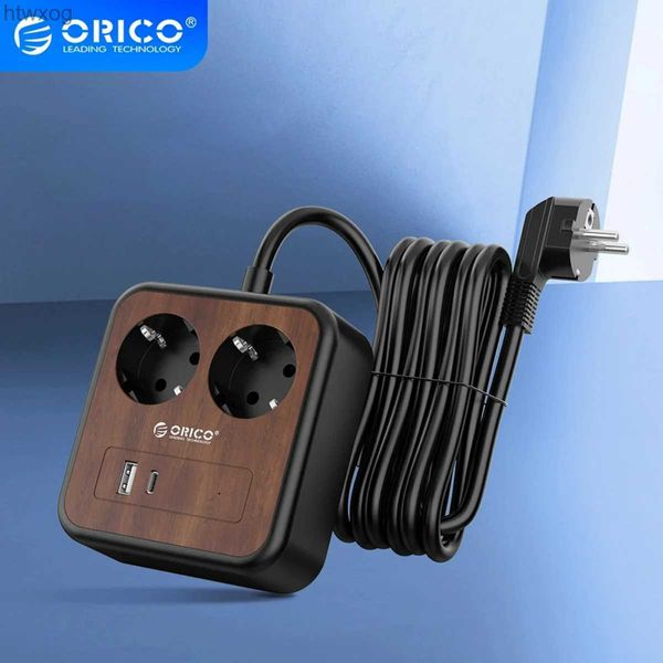 Plugue do cabo de alimentação ORICO Power Strip com cabo de extensão Soquetes elétricos com portas USB Protetor contra surtos com 3 USB C PD Carregamento rápido inteligente YQ240117