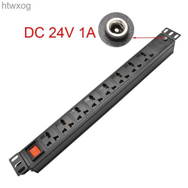 Cabo de alimentação plug liga de alumínio power strip unidade distribuição interruptor universal soquete dc 24v 1a porta saída ue reino unido eua au plug yq240117