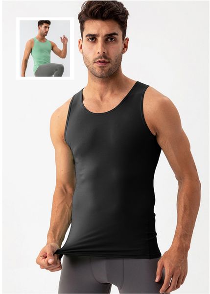 al-08 new yoga summer Activewear giacca elasticizzata da uomo abbigliamento da lavoro da palestra stoppini nudi sudore da corsa gilet da yoga gilet da yoga da uomo