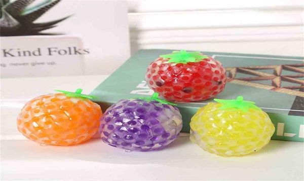 Giocattoli Lampada Divertente Squishy Gel Incandescente Perline di sfiato Palla d'uva Frutta Uva Protezione ambientale Trp Strani giocattoli Autismo Ansia G89R2B14888118