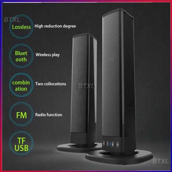 Regallautsprecher Bluetooth-kompatibel Lautsprecher High-power Schwarz Für Tv Soundbar Box Player Computer System Lautsprecher Verlustfreie Sound Qualität 1200g