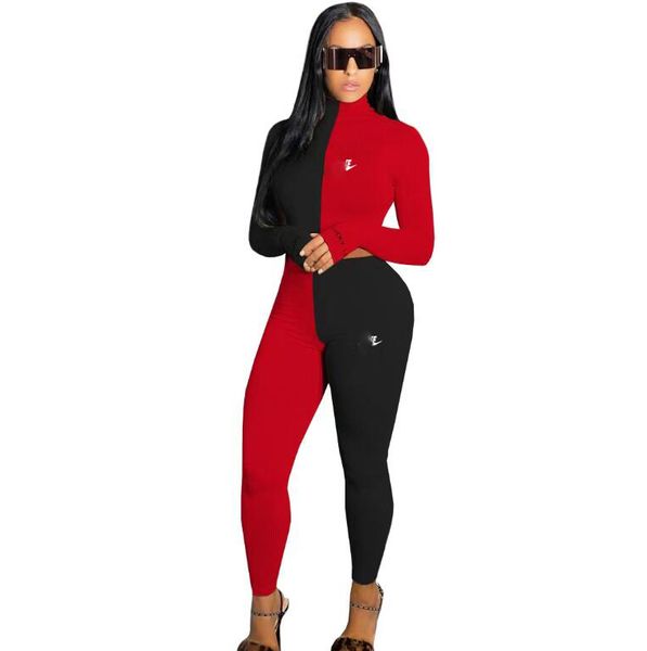 Tasarımcı Kadın Yoga Trailtsuits Mektuplar Marka Kıyafet Yastıklı Üst kısımlar Greplovertracksuits Bayan Gym Egzersiz