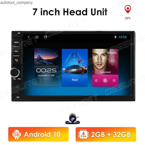 Novo rádio do carro 2 din android 10 reprodutor multimídia carro autoradio 2din dvd player para volkswagen nissan hyundai kia toyota CR-V sem dvd