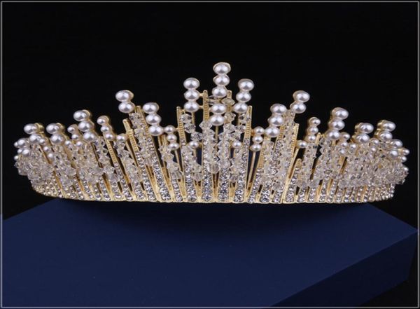 tiara coroa strass acessórios para o cabelo de noiva headpieces de noiva coroas headpieces para acessórios de cocar de casamento pageant coroa9979872