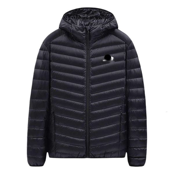 Northfaced jaqueta designer de luxo moda masculina puffer jaqueta qualidade superior para baixo leve curto quente pato branco versátil pai