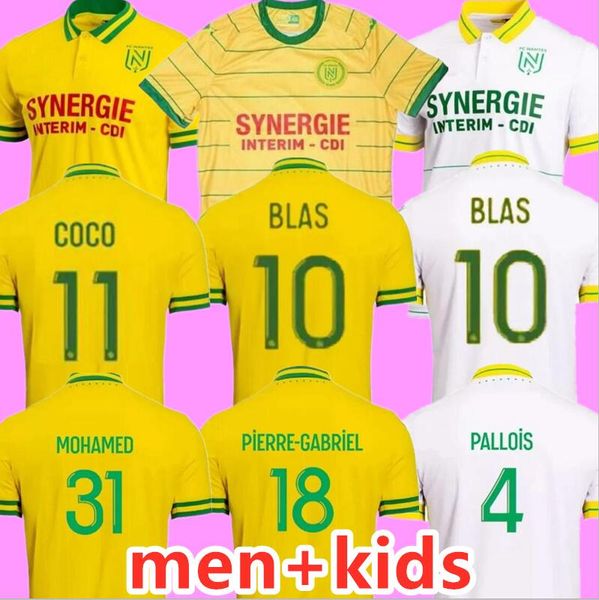 2023 Nantais Maillots FC maglie da calcio BLAS COCO SIMON maglia da calcio 23 24 CHIRIVELLA GUESSAND MOUTOUSSAMY BLAS SISSOKO ACHI FABIO PALLOIS uomo bambini Kit