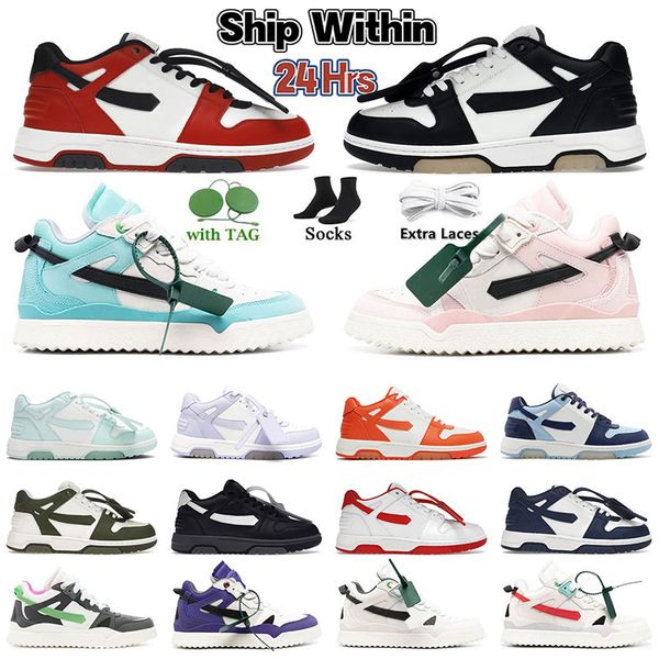 OFF-WHITE Out Of Office OOO Low Tops off white offwhite off whitesdesigner shoes 【code ：L】Designer sapatos casuais fora do escritório sneaker luxo off sneakers mid top esponja