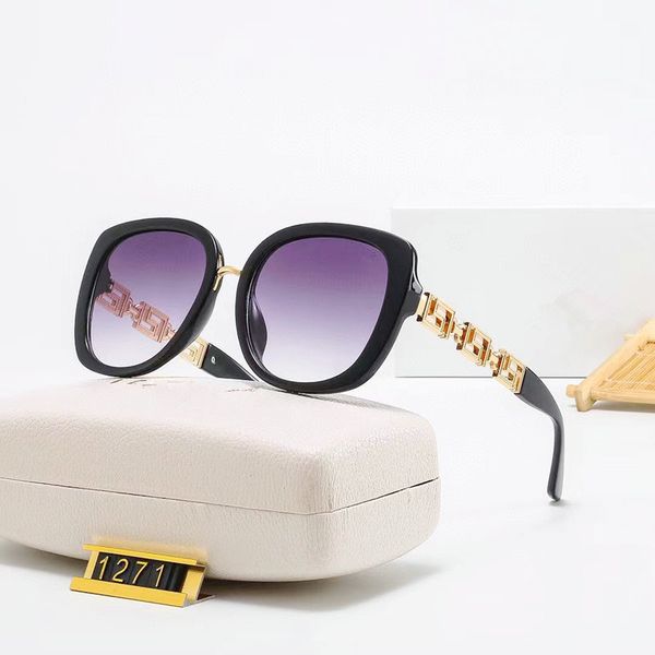 2024 nova corrente óculos de sol marca de moda europeia e americana Fanjia estrela mesmo estilo INS cor doce óculos de sol coloridos