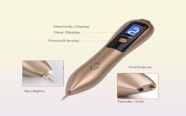 Andere Schönheitsausrüstung Plasma Pen Mole Removal Dark Spot Remover LCD Skincare Point Skin Wart Tag Tattoo Removal Tool3203185