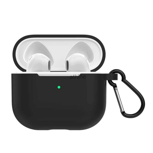 Casos de telefone celular Tampa do fone de ouvido Fones de ouvido sem fio Capa protetora para AirPods 3 Fone de ouvido Silicone Caixa de carregamento Capa Acessórios para fones de ouvido YQ240117