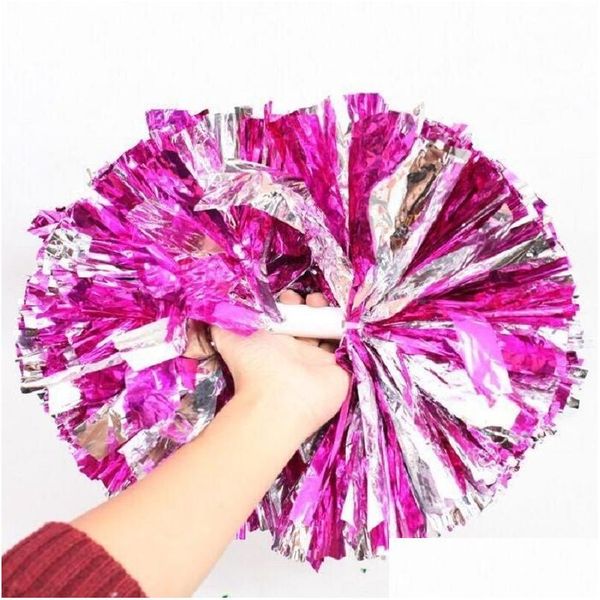 Cheerleading Jogo Cheerleader Pom Poms Pompons Cheer Majorettes Mão Flor Aeróbica Bolas Esportes Itens para 2Pc 230811 Drop Delivery Dhmku