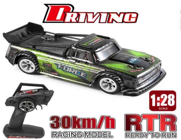 WLTOYS 284131 128 24GHz RC yarış arabası kısa kamyon arabası rc yarış arabası 30kmh yüksek hızlı çocuklar hediye RTR Metal şasi AA2203268178554