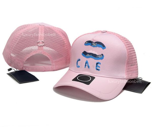 Designer Hat Homem Sun Hat Hat Casquette Caps Moda feminina Baseball Caps Caps de Baseball corações Snapbacks Blue Black Mulheres Chapéus de alta qualidade Brand 1: 1 Cap Polo Hat