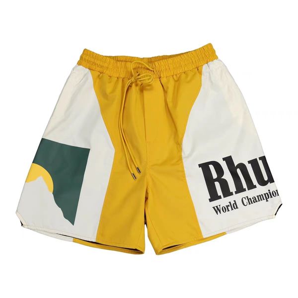 Herren Shorts Designer Schwimmshorts Designer Kurzmann Designer Shorts Rhude Shorts Summer Fashion Beach Hosen Hochwertige Streetwear Red Blue Black Purple P ialp