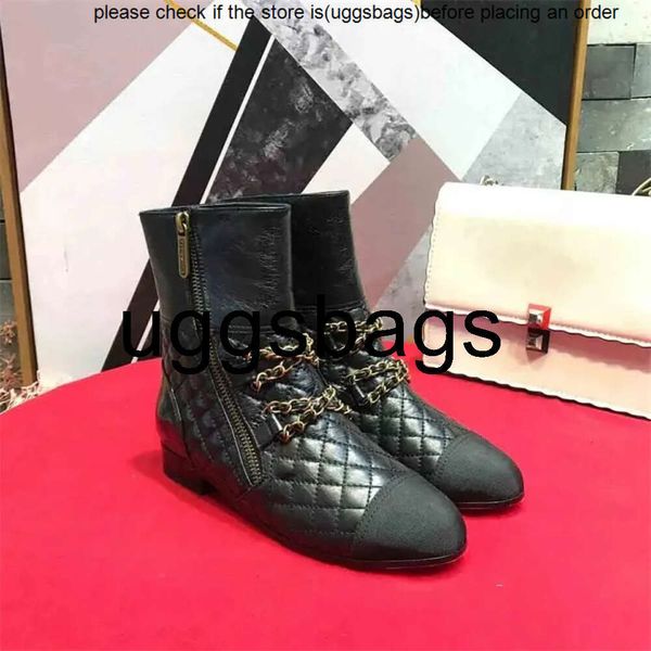 canal sapatos Chanelness Designer a Melhor Qualidade Moda Botas Curtas Inverno Designer Moda Botas Designer Top Botas de Couro 35-40 de alta qualidade