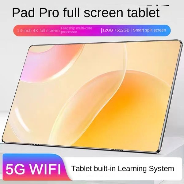 One Piece Dropshipping 2024 Nuovo Tablet Computer Student Pad Classe online Gioco a schermo intero Ufficio 5G Netcom completo