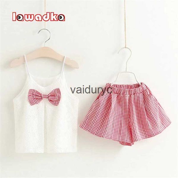 Kleidungssets Sommer Baby Mädchen Kleidung Sets Spitze Weste + Shorts 2 Stücke Outfits Baumwolle Kinder Anzug Für Mädchen Kleidung Erster Geburtstag Party Set 2023vaiduryc