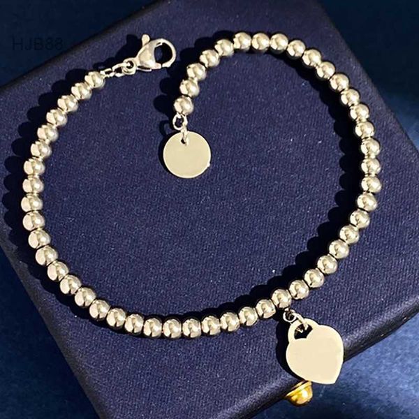 Anhänger Luxusschmuck Designer Tiffanyitys Armband Halskette Liebe Herz Perlen Halskette Armband Schmucksets für Damen Geburtstagsgeschenk Designer Hochzeit St 141v