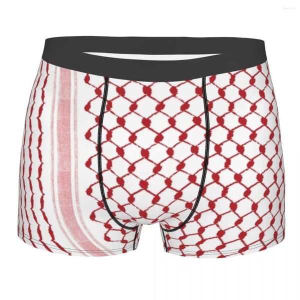 Unterhosen Benutzerdefinierte palästinensische Hatta Kufiya Unterwäsche Männer Breathbale Palästina Arabisch Traditionelle Keffiyeh Boxershorts