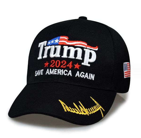 2024 Cappello Trump Camouflage Donald Trump Cappelli America Presidente Cappello da baseball Camo ricamo Bandiera USA Trump Golf Snapback Caps