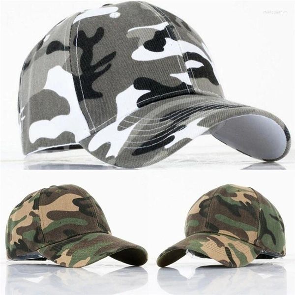 Cappellini da baseball Sport all'aria aperta Cappello mimetico con chiusura a scatto Semplicità Moda Berretto da caccia mimetico militare per uomo adulto