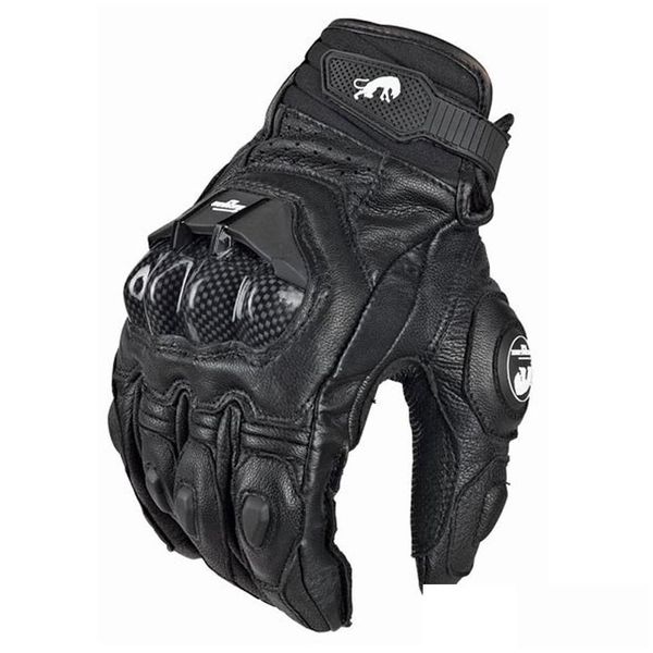 Спортивные перчатки - мужские кожаные мотоциклетные перчатки Furygan Afs 6, черные мотогонки, велосипедный спорт, езда на мотоцикле, Прямая доставка, спорт Ou Dhfau