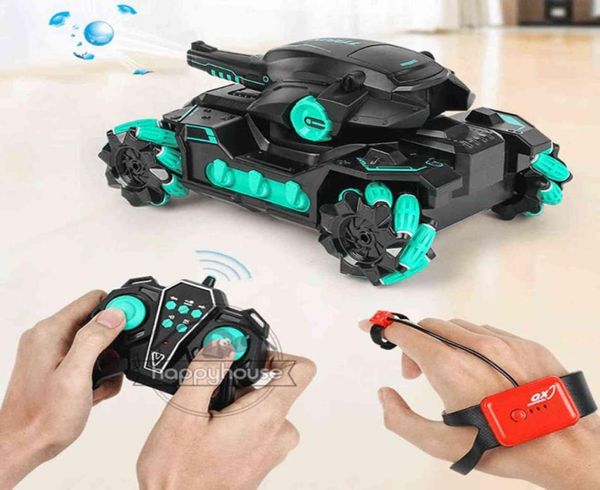 Carro armato telecomandato per bambini Carro armato bomba ad acqua Giocattolo Gesto elettrico Auto telecomandata Carro armato RC Multigiocatore RC Auto per bambini ragazzo 29201182