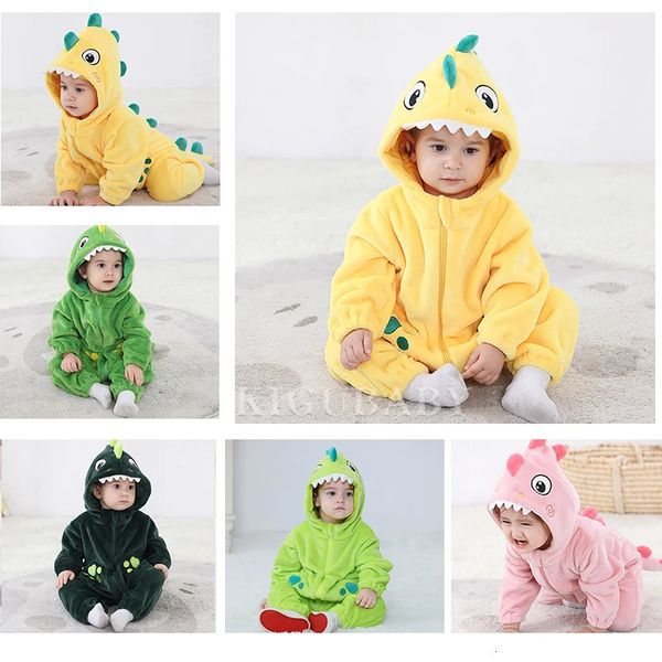 Cute Dinosaur Baby Boy Girl pagliaccetto Costume Cartoon Festival pagliaccetto Animal Baby Pagliaccetto Birth Party pagliaccetto 240116