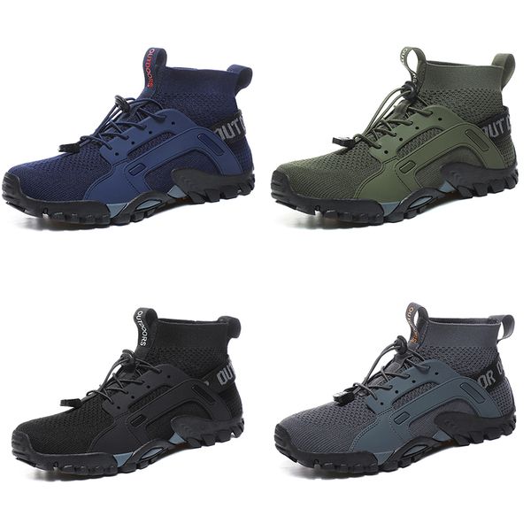 2024 vendita calda scarpe da trekking uomo donna scarpe sportive da ginnastica da uomo traspiranti verde scuro blu scuro grigio