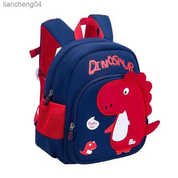 Zaini Scuola materna Simpatico cartone animato per bambini Zaini per dinosauri Zaino impermeabile alla moda Zaino da viaggio per ragazzo all'aperto