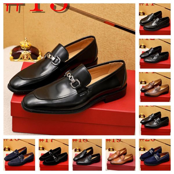 40 Stil LUXUS SCHUHE mit goldener Metalldekoration Elegante Mokassins DESIGNER HERREN LÄSSIG Schwarzer LOAFER Plus GRÖSSE 45 Flache Party Club KLEIDSCHUHE Größe 38-46