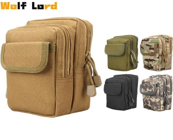 Borse da esterno Marsupio militare Tattico Esercito Combattimento Molle Custodia da campeggio Caccia Allenamento Arrampicata Kit di accessori Telefono9860641